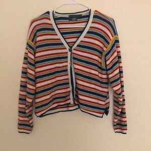 Colorful cardigan, from Lizwear from the petite section. 100%cotton